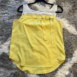 Lauren Conrad yellow blouse